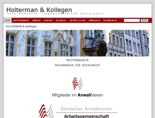 Tablet Screenshot of holterman-fischer.de